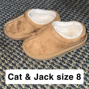 Cat & Jack Tan Kids Slippers
